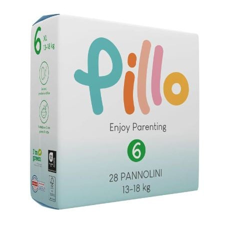 pannolini pillo enjoy taglia 6 xl 13-18kg 28pz