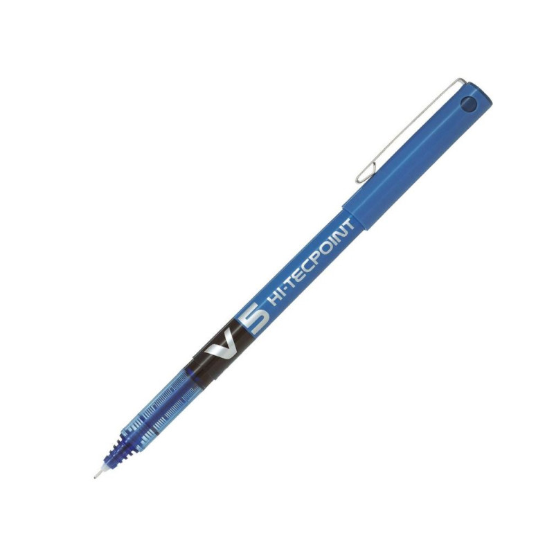 penna roller pilot v5 hi-tecpoint punta fine blu [bx-v5-l]