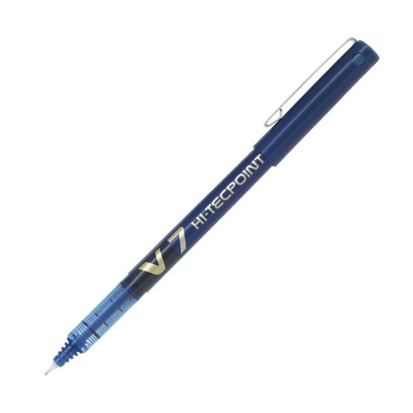 penna roller pilot v7 hi-tecpoint punta media blu [bx-v7-l]