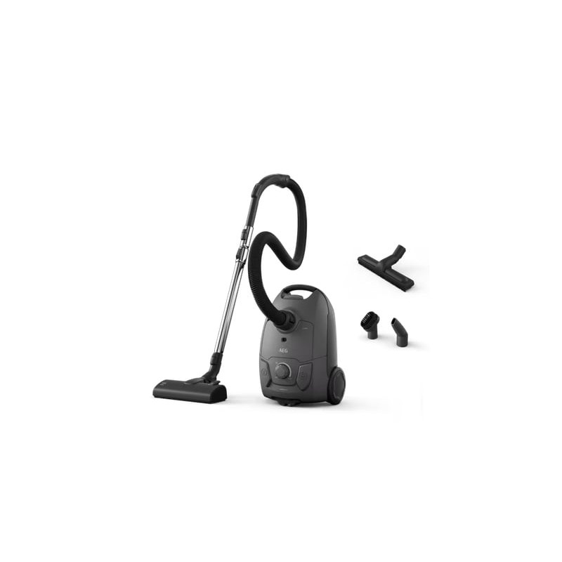 aspirapolvere aeg ab51c2dg con sacchetto per la polvere 3l 750w grigio