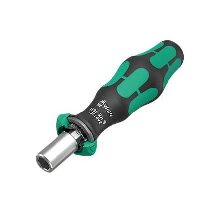 cacciavite wera 838 ra s con funzione a cricchetto 1/4" verde/nero