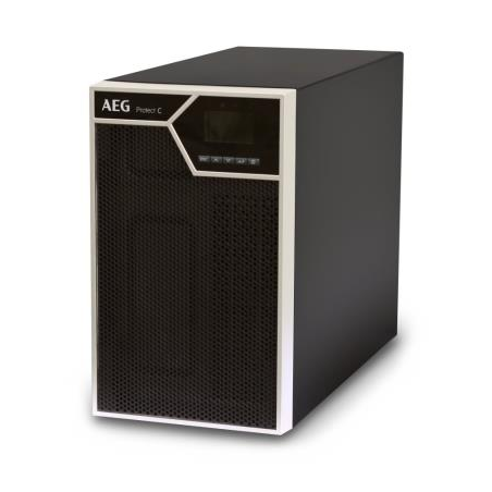 gruppo di continuita' aeg ups protect c. 2000lcd 2000va/2000w/230v/argento/nero