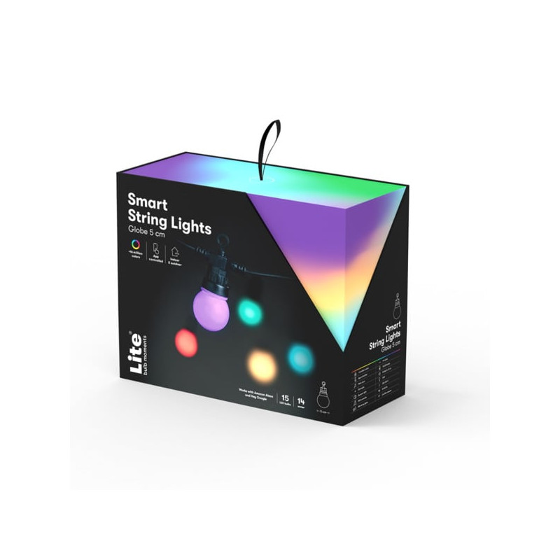 catena luminosa lite bulb moments smart string light globo 10m 5v/10w