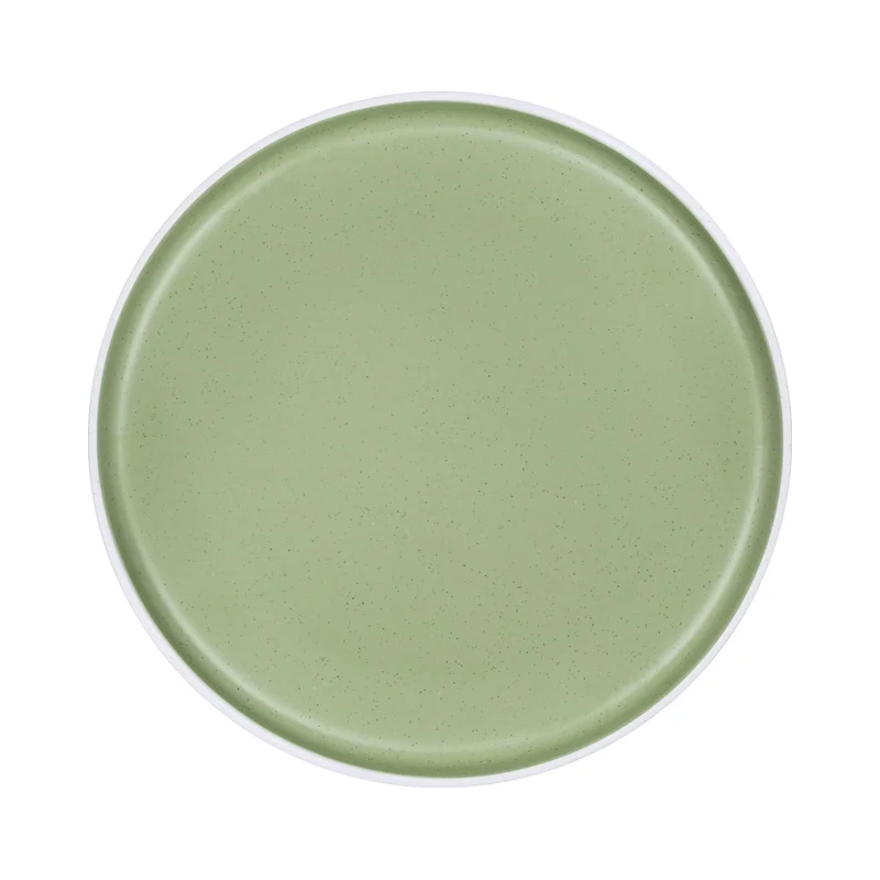 piatto piano brunner melamina dolomite antiscivolo verde 26cm