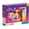 puzzle clementoni cubi principessa 22x6x22cm 12pz multicolor 12pz