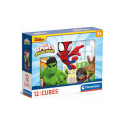 puzzle clementoni cubi spidey e i suoi fantastici amici marvel 21.7x6x19cm
