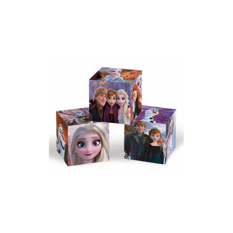 puzzle clementoni regina delle nievi cubi blocchi frozen 13x4.5x16.5cm