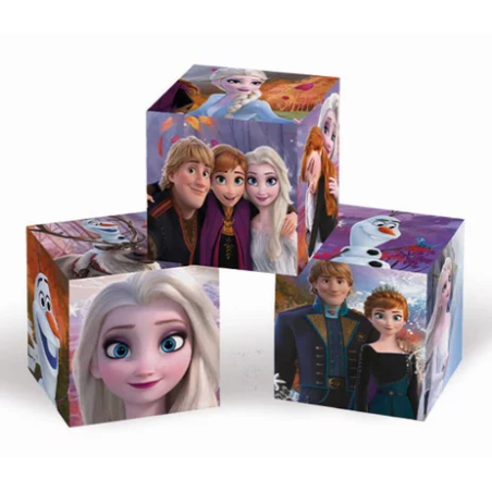 puzzle clementoni regina delle nievi cubi blocchi frozen 13x4.5x16.5cm