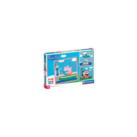 puzzle clementoni peppa pig 21x20.5cm multicolore 48pz