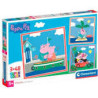 puzzle clementoni peppa pig 21x20.5cm multicolore 48pz