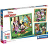 set 3 puzzle clementoni disney topolino e i suoi amici 26.8x18.3cm