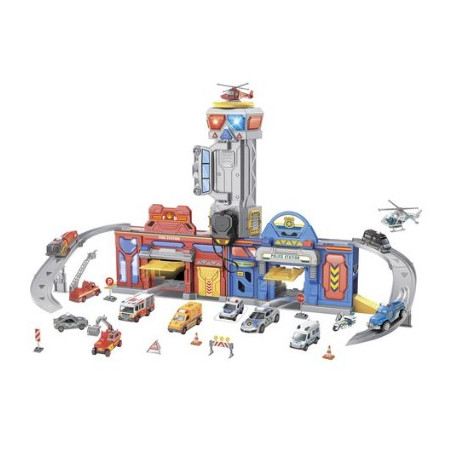 giocattolo globo stazione emergenza luci e suoni wtoy multicolore