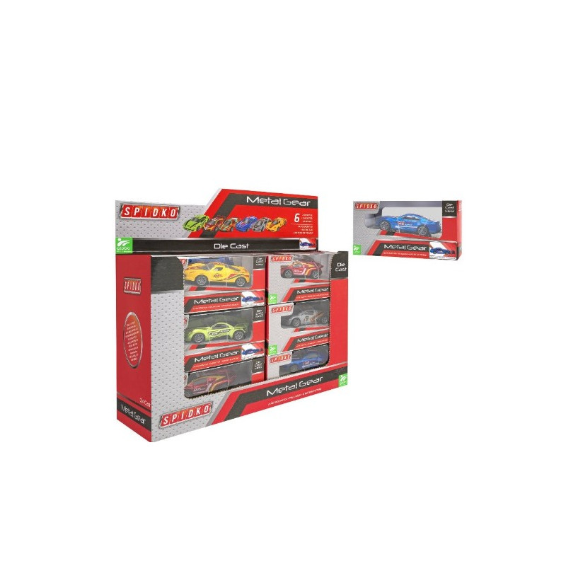 globo auto die cast retrocarica 1/43 multicolore