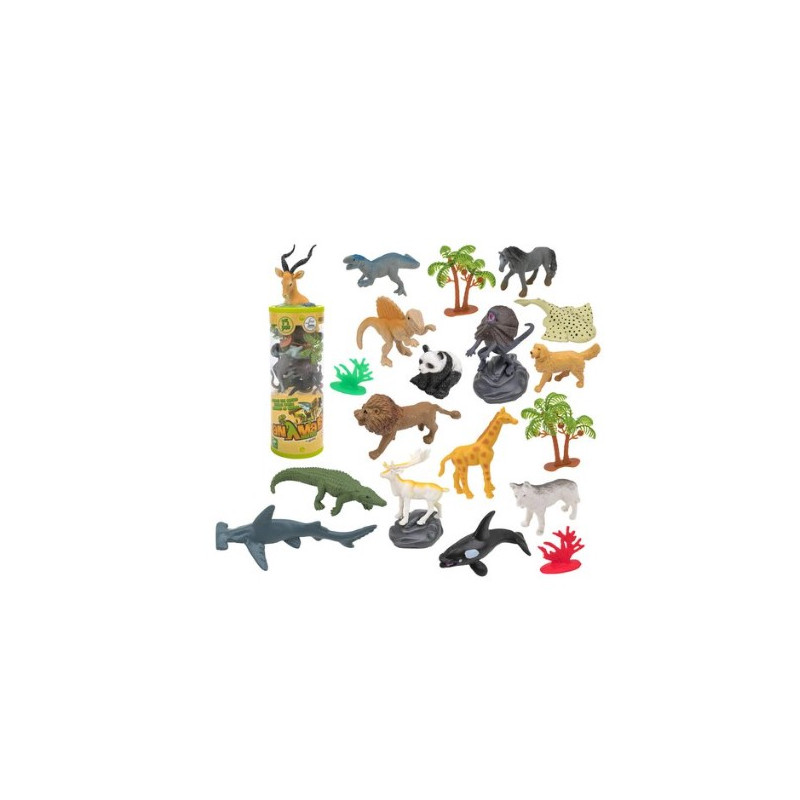 globo animals mates tubo multicolore 15pz