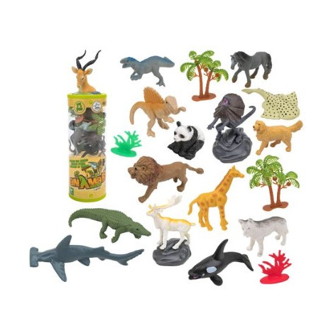 globo animals mates tubo multicolore 15pz