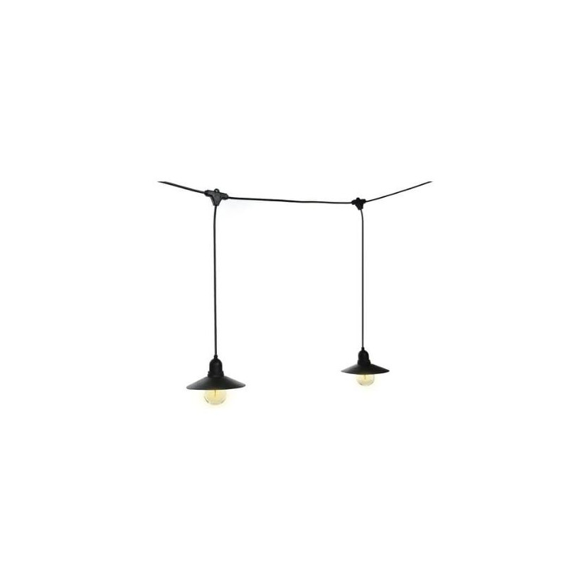 catena luminosa mercury prolungabile 3 led luce nero
