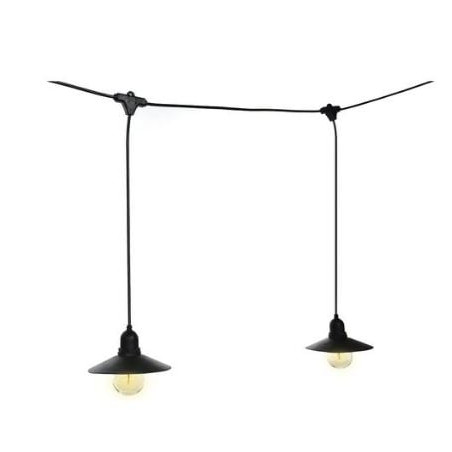 catena luminosa mercury prolungabile 3 led luce nero