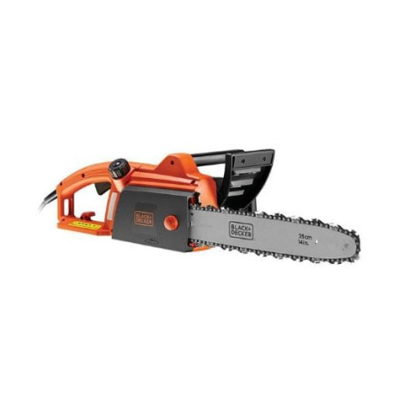 motosega elettrica black & decker 1800w arancione (becs1835qs)