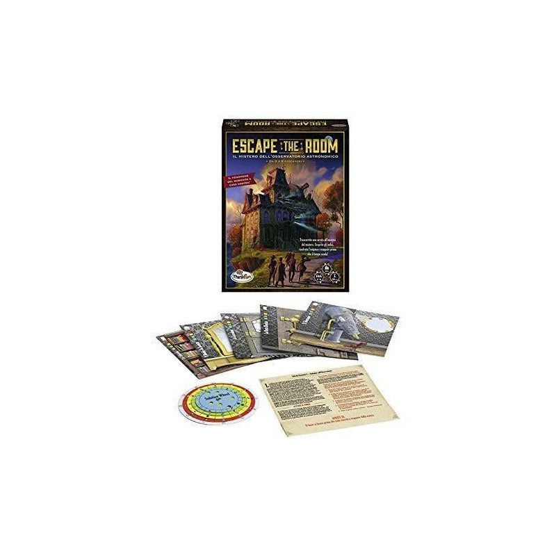 gioco di societa' ravensburger thinkfun escape the room il mistero