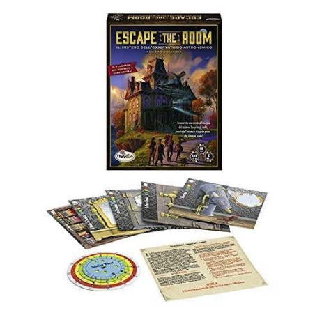 gioco di societa' ravensburger thinkfun escape the room il mistero