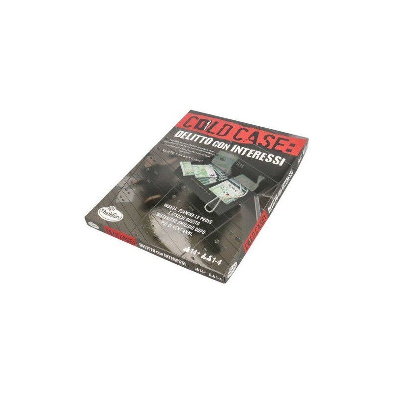 gioco di societa' ravensburger thinkfun cold case delitto con