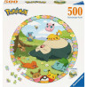 puzzle ravensburger rotondo pokemon in fiore multicolore 500pz