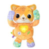 peluche v-tech baby minu' gattino cucu' 25cm multicolore