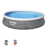 piscina gonfiabile bestway 57376 scatola 69000cm3 7340l grigio
