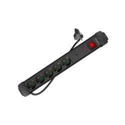 multipresa lanberg sp1 3m nero [sp1-05f-0300-bk]