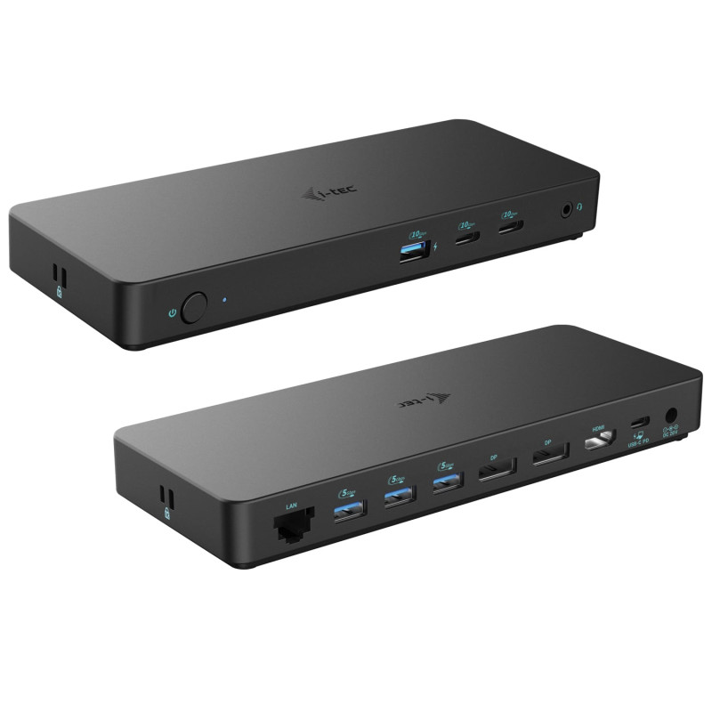 docking station i-tec 100w per computer usb 3.2 tipo c nero [c31tripledockpdpro2]