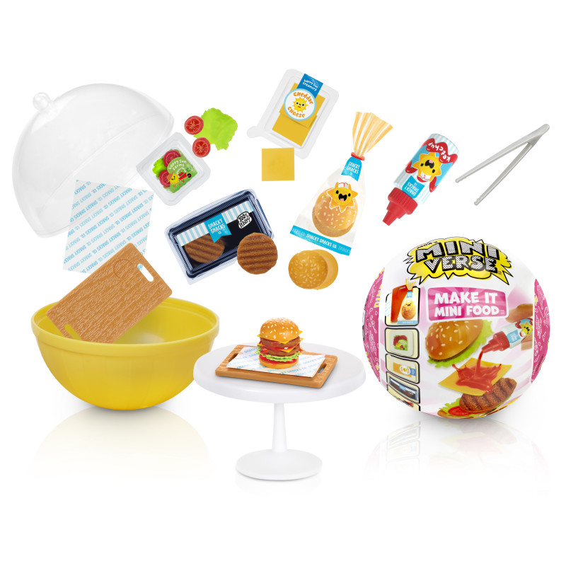 set da gioco mga miniverse 505419-euc make it mini food: cena