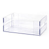 cassetta guzzini scatola portaoggetti per cucina/negozio trasparente