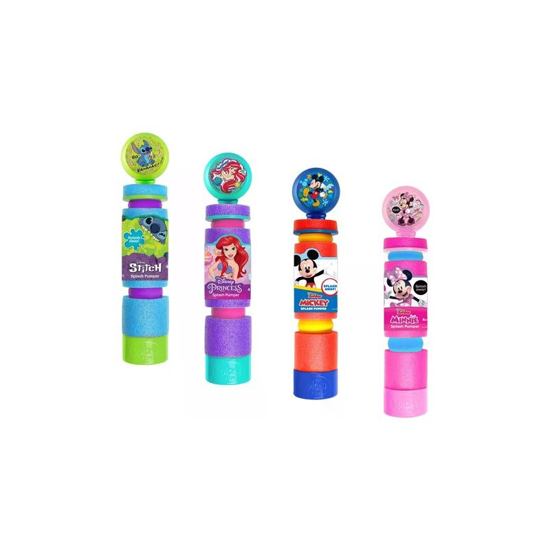 gioco ad acqua ods john disney pdq12 tubo spruzzone splash 31cm multicolore