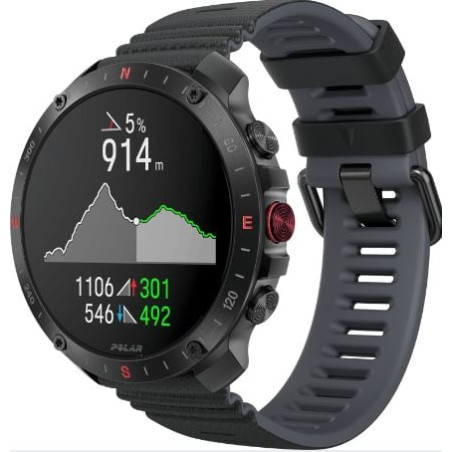 smartwatch polar grit x2 pro 35.3mm nero (900110283)