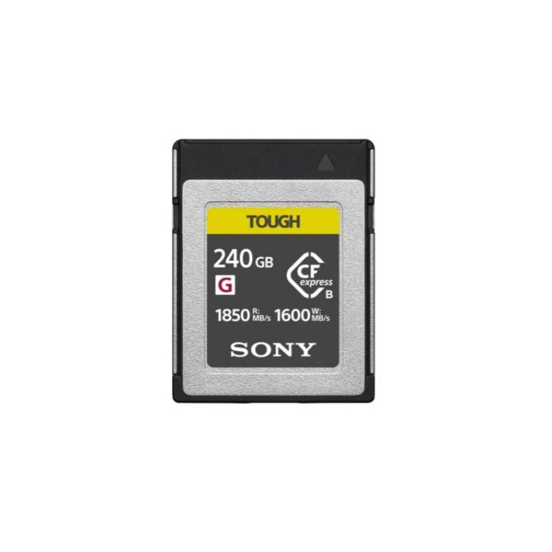 240gb scheda cfexpress sony tough tipo b 1600 mbps [cebg240t]