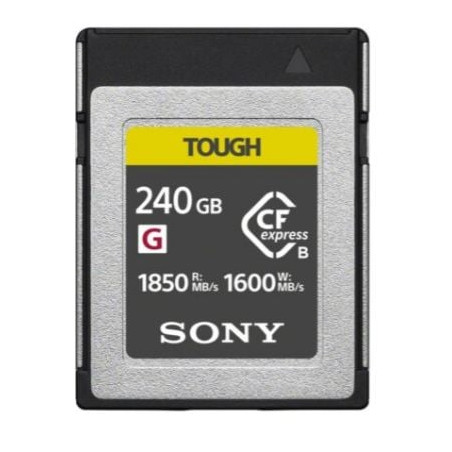 240gb scheda cfexpress sony tough tipo b 1600 mbps [cebg240t]