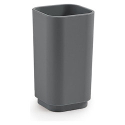 bicchiere porta spazzolino gedy 6398 08m seventy 65x122x65mm grigio