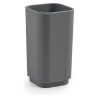 bicchiere porta spazzolino gedy 6398 08m seventy 65x122x65mm grigio