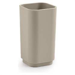 bicchiere porta spazzolino gedy 6398 66m seventy 65x122x65mm beige