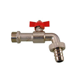 Rubinetto ottone sfera 1/2" farfalla standard [rastelli ]