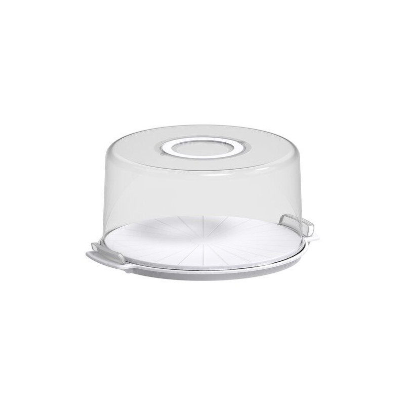 porta torta guzzini plastica rotondo chef line alta d'asporto