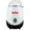 scaldabiberon nuby one touch con sterilizzatore elettrico 3in1 bianco/nero