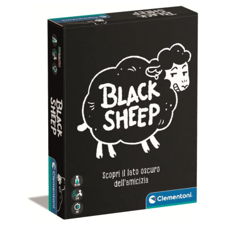 gioco da tavolo clementoni party game black sheep nero [16816]