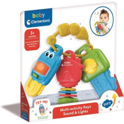 giocattolo clementoni baby chiave elettronica 345x239mm multicolore