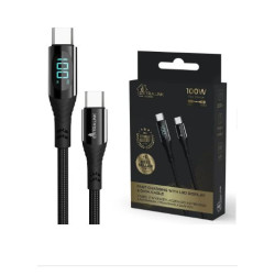 cavo usb extralink smart life tipo-c a tipo-c 100w 20m nero