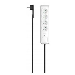 multipresa hama 4 prese/3680w/3m/bianco/nero [p2223762]