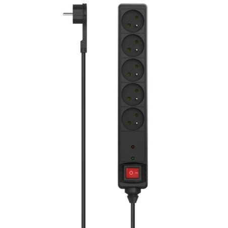 multipresa hama 5 prese/3680w/1.4m/nero [p2223771]