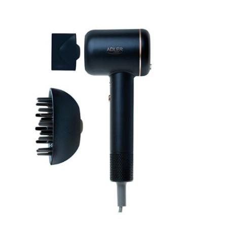 asciugacapelli adler 2270b superspeed 1600w nero [ad 2270b]