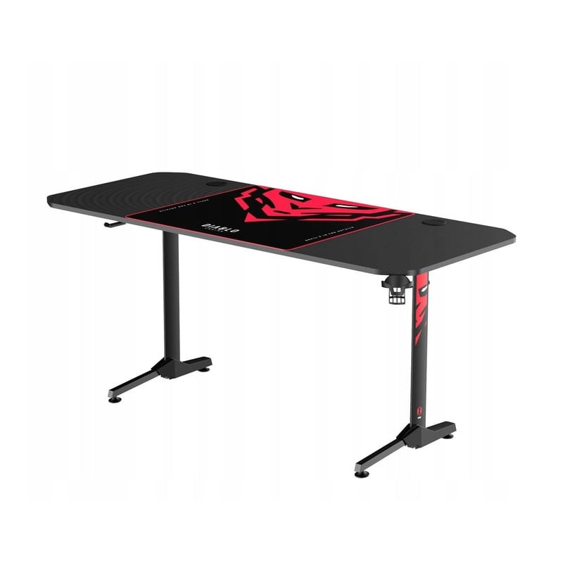scrivania da gioco diablo x-mate 1600 rosso/nero [5904405571415]