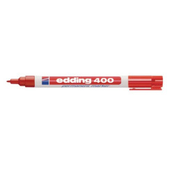 pennarello permanente edding 400 rosso [4-400002]